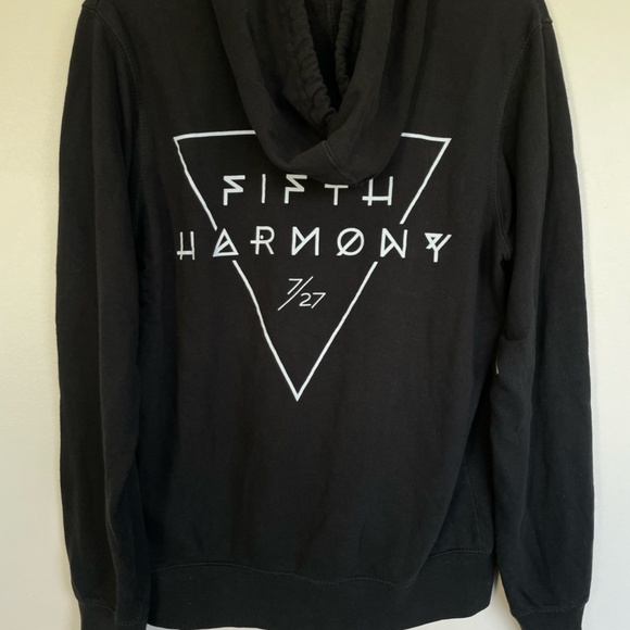Fifth Harmony 2016 7/27 Tour Hoodie Hooded Sweatshirt Size Medium/Large - Picture 2 of 3